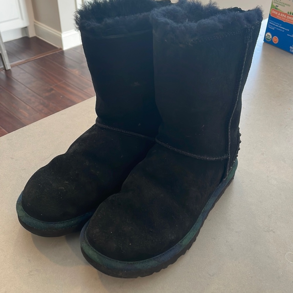 Girls Black Uggs- like new!